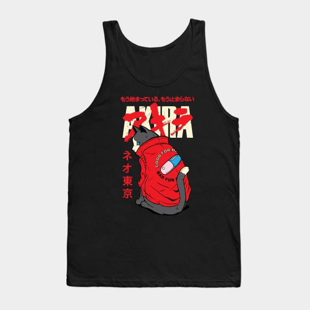 Akira Cat Tank Top by ammghazali